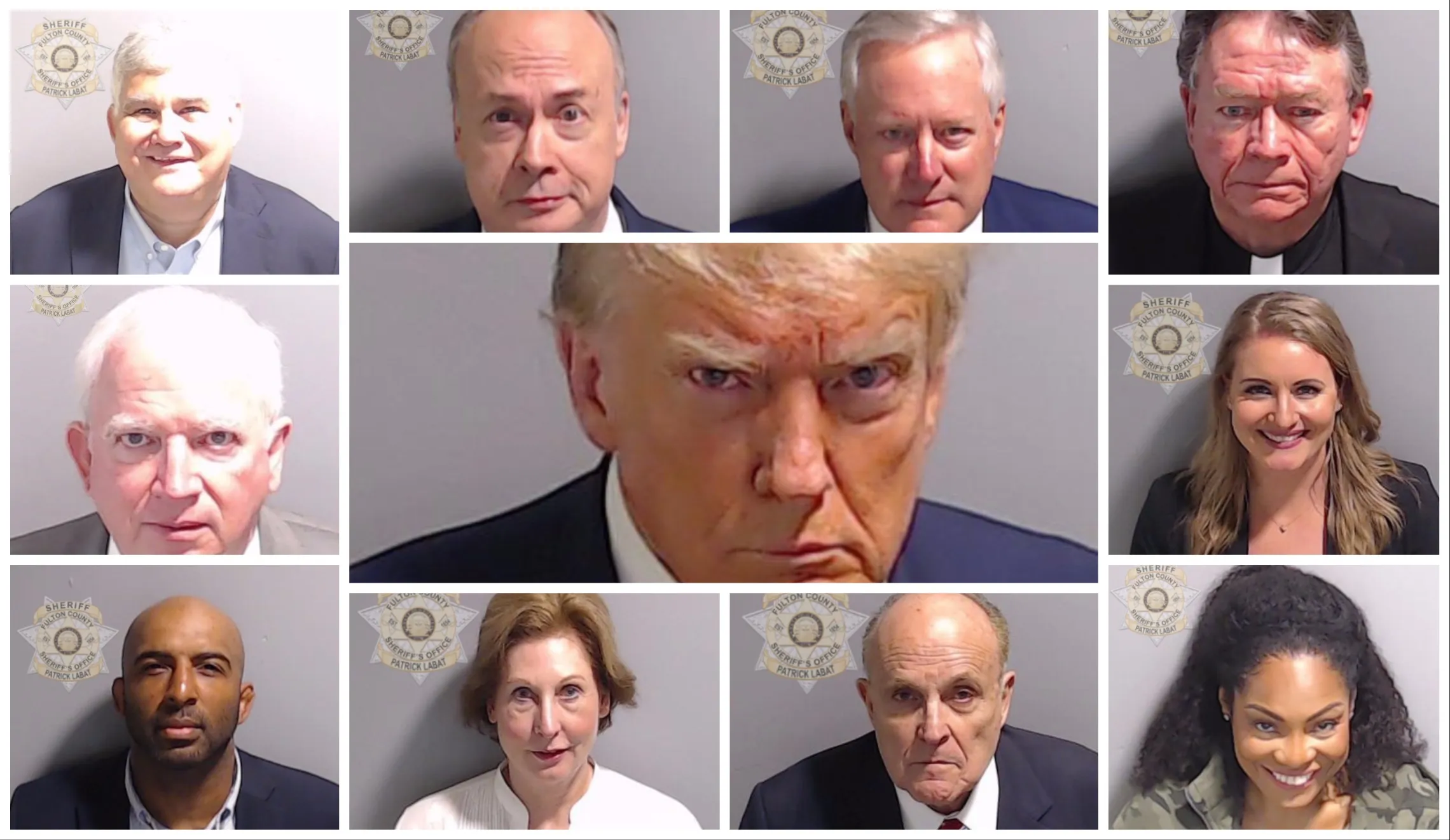 Mugs of MAGA: Mug shots of Trump and co-defendants released in Georgia RICO case