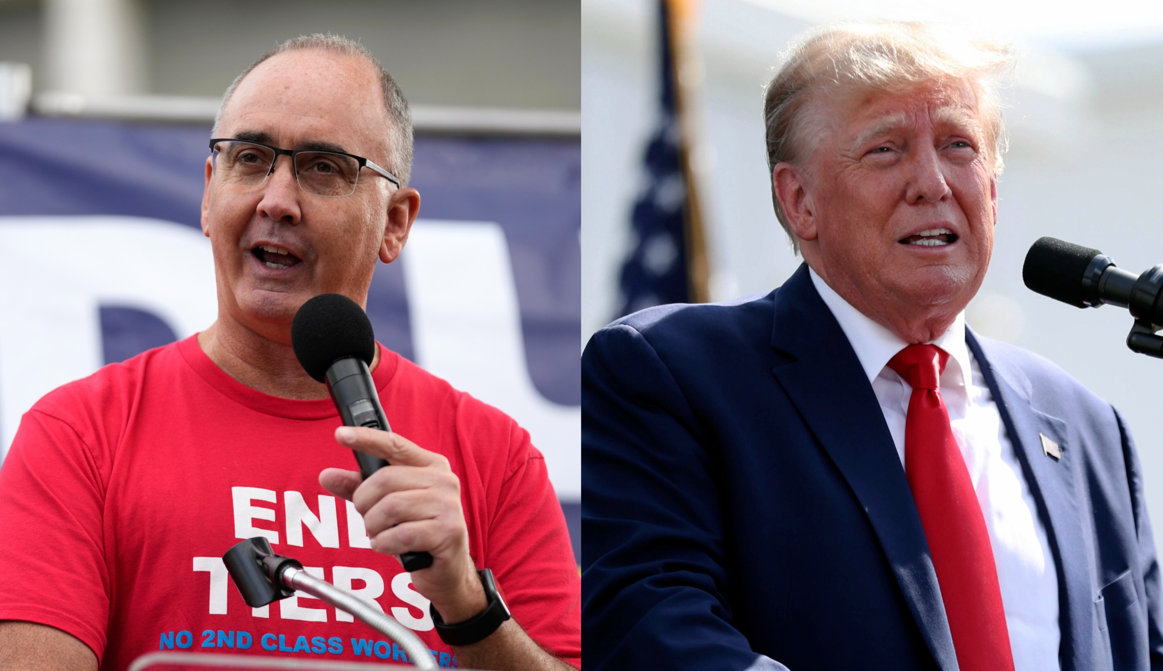 Trump calls UAW head Fain a ‘Weapon of Mass Destruction on Auto Workers’ after Biden endorsement