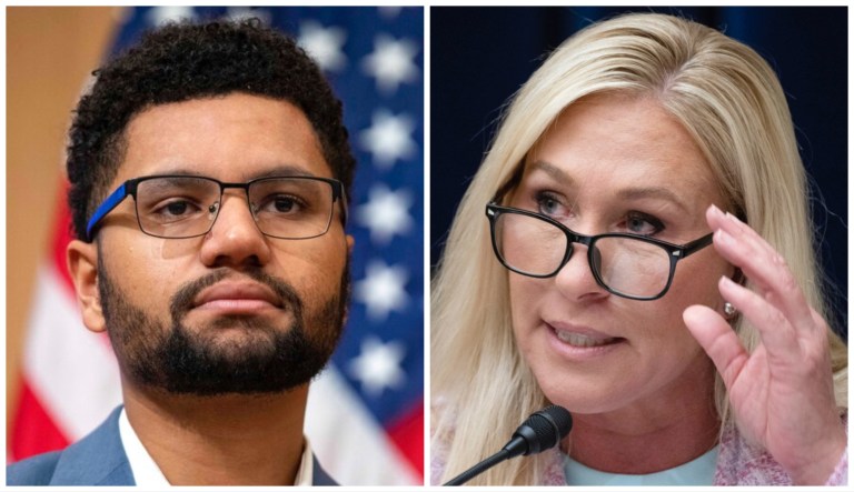 Maxwell Frost and Marjorie Taylor Greene.