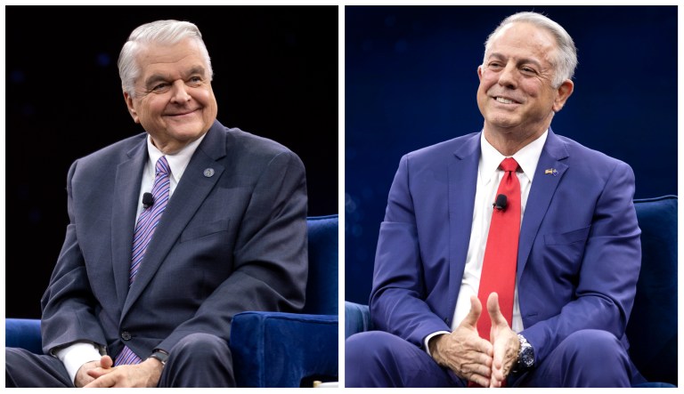 steve sisolak and joe lombardo