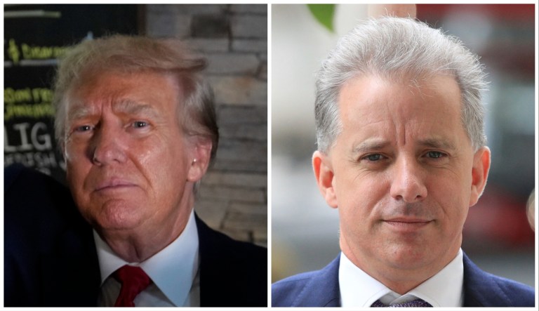 Donald Trump and Christopher Steele.