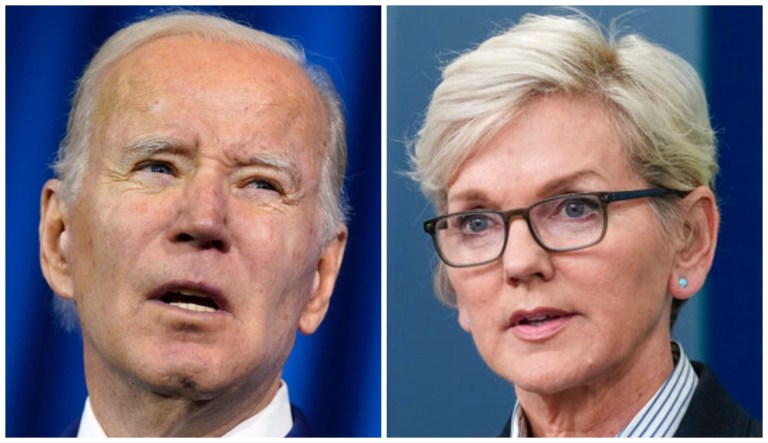 Joe Biden and Jennifer Granholm.