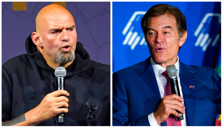 John Fetterman and Mehmet Oz.