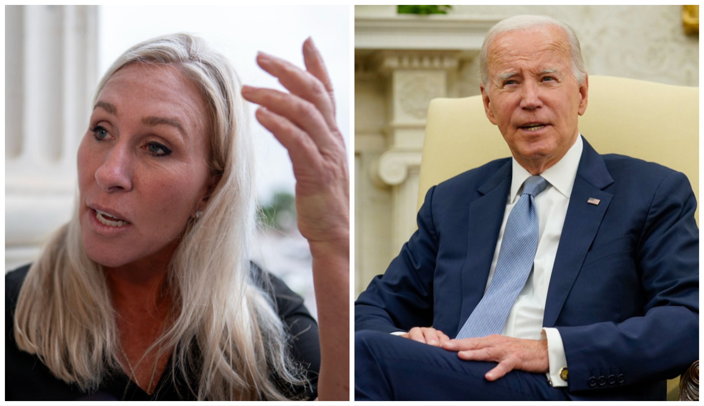 Marjorie Taylor Greene lays out her parameters for funding ‘Biden regime’s weaponized government’