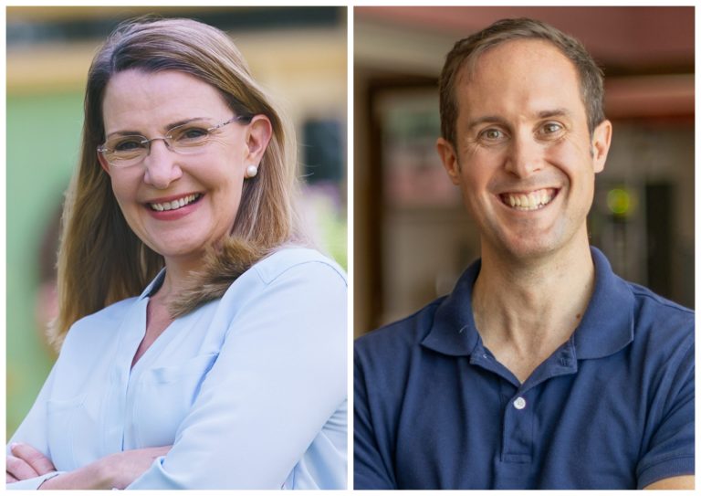 State Sen. Siobhan Dunnavant and Del. Schuyler VanValkenburg.