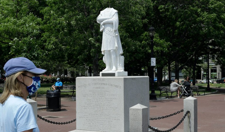 ‘People will do what they do’: Pelosi dismisses mob destruction of statues