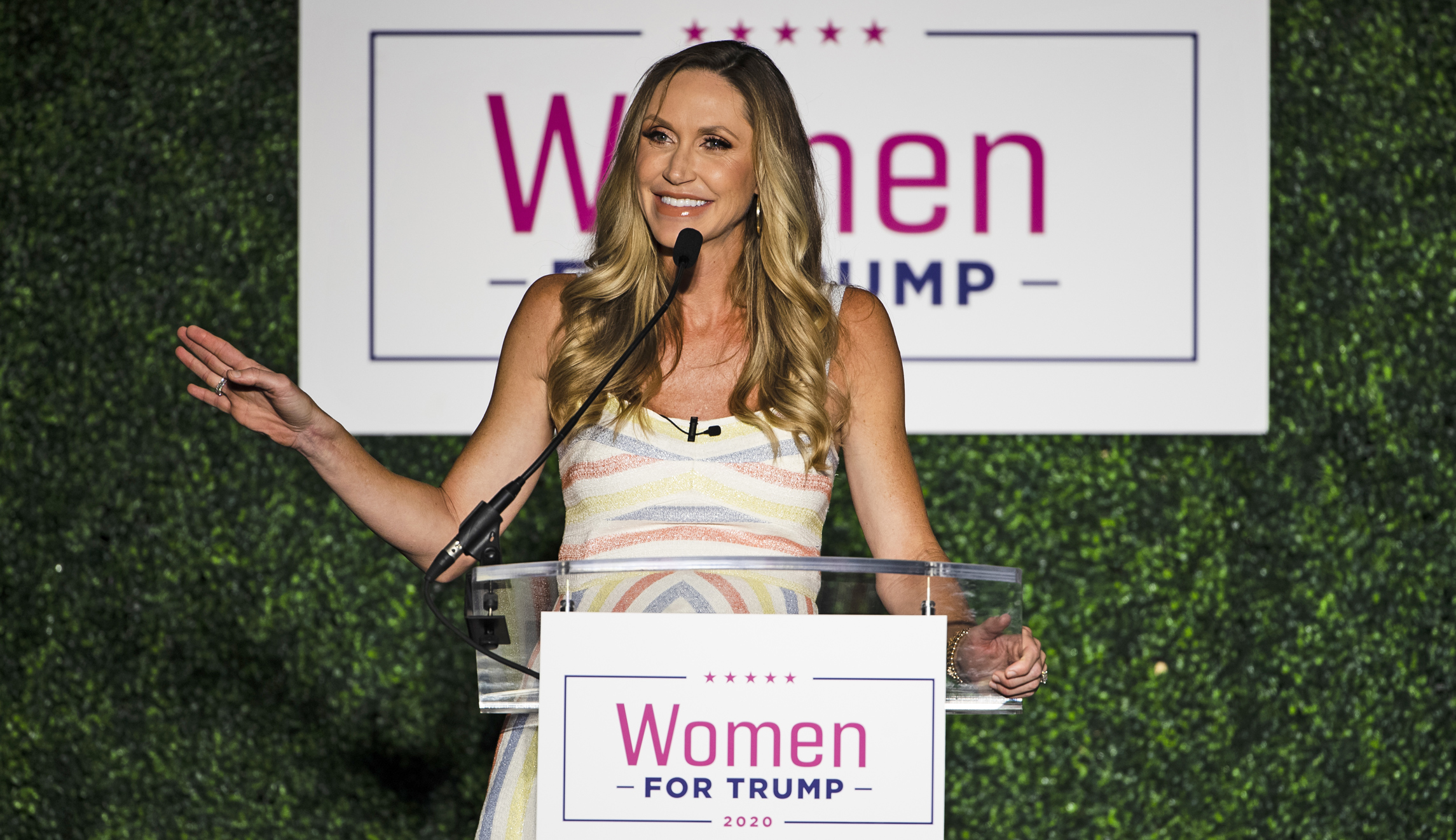 Lara Trump tries to fix her party’s woman problem