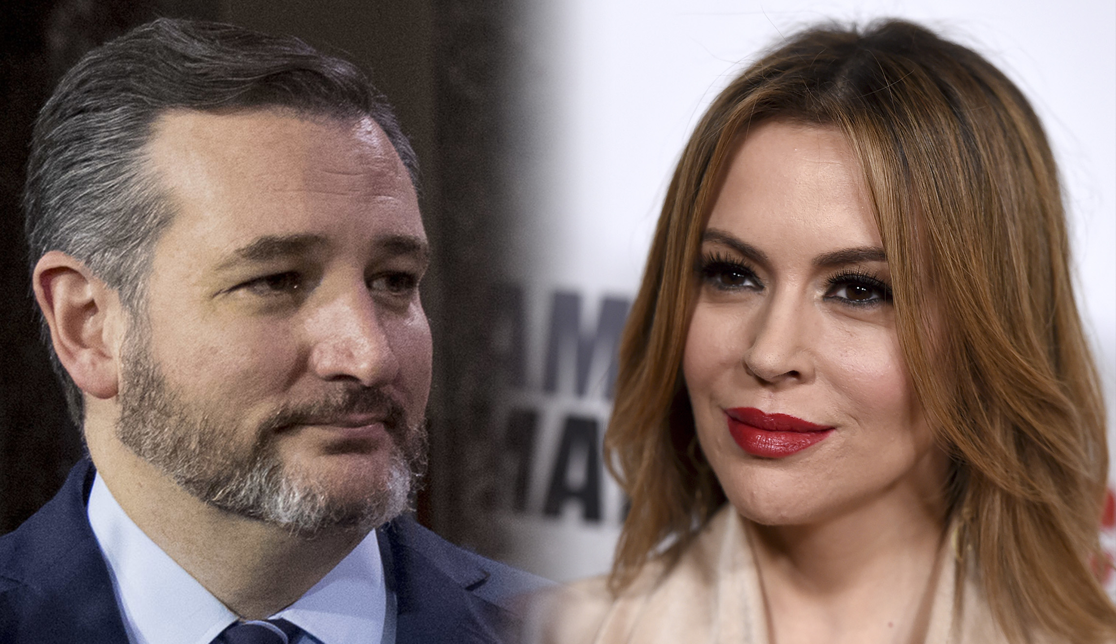 ‘He isn’t a villain’: Alyssa Milano praises Ted Cruz after gun control meeting