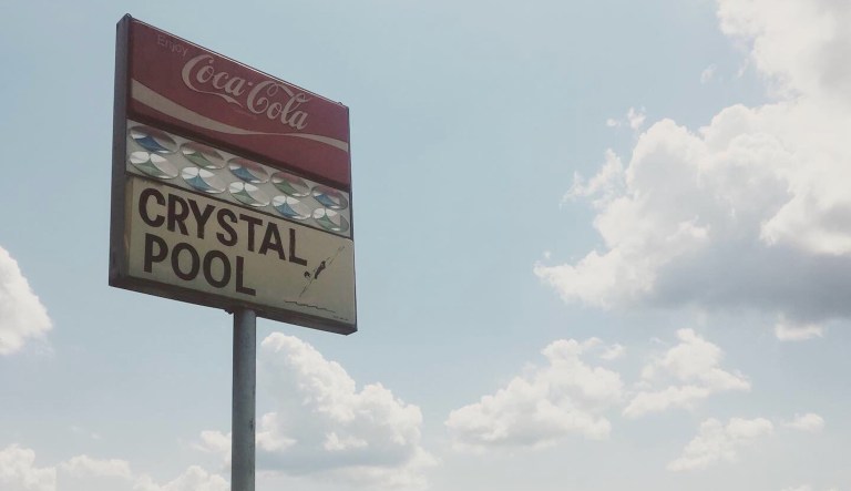 A desolate pool in southern Pennsylvania. 