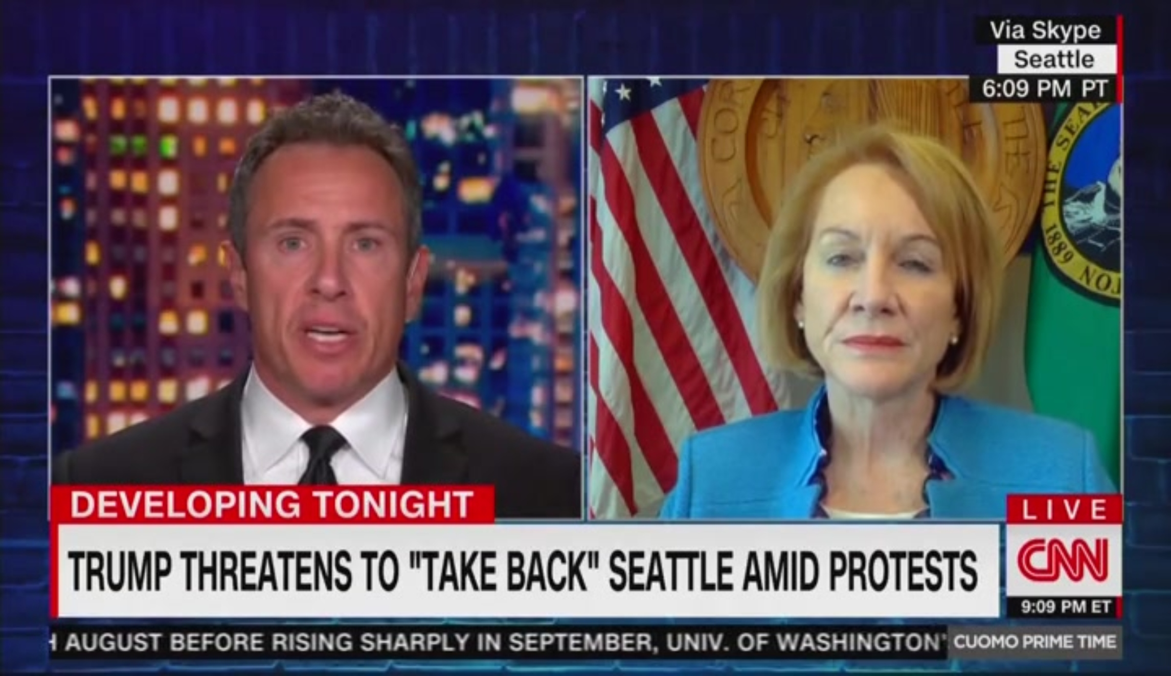 ‘We could have the summer of love!’: Seattle mayor says she doesn’t know when CHAZ occupation will conclude