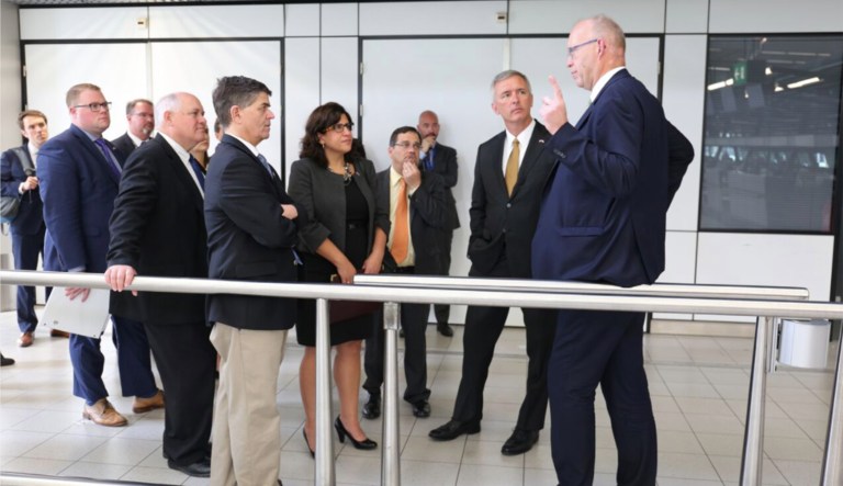 The group spent Monday and Tuesday meeting with officials from various law enforcement agencies and government officials in Holland and the European Union. (House Homeland Security Committee)