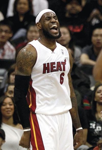 David Goldman/APMiami Heat forward LeBron James is hitting a career-high 55 percent of his shots from the floor this season.