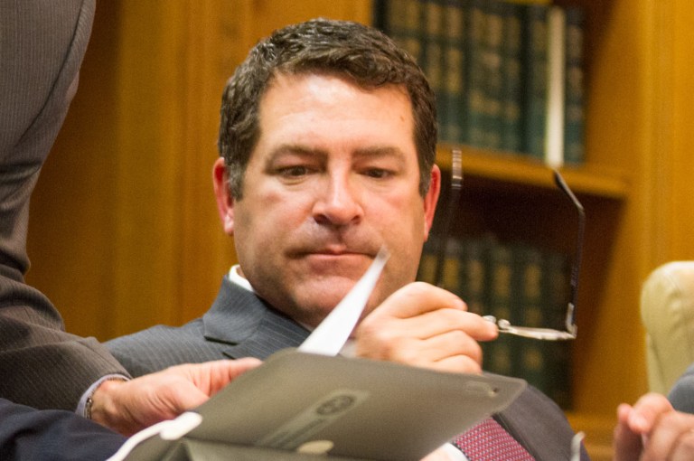 Mark Green is facing opposition from transgender and gay advocacy groups, and a Muslim rights group that has charged him with Islamophobia. (AP Photo/Erik Schelzig)