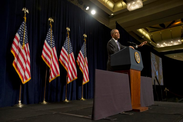 President Obama thanked the House Democratic caucus for 