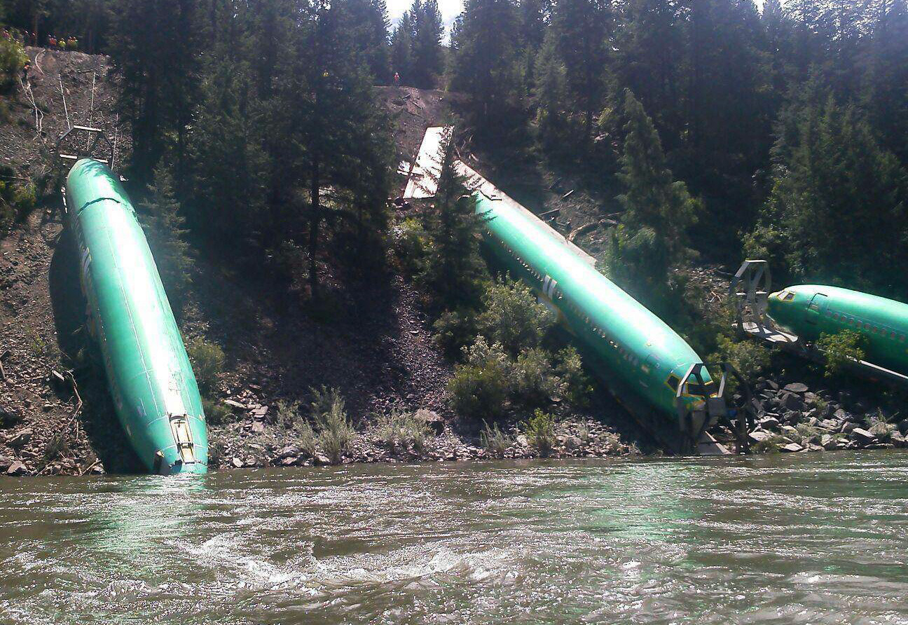 Pulling fuselages from Montana river going ‘slow’