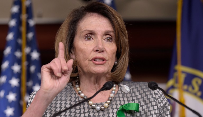 House Minority Leader Nancy Pelosi attempted to energize progressives by mentioning the possibility of Democrats having subpoena power over the Trump administration if her party wins back the House in 2018. (AP Photo/Susan Walsh)