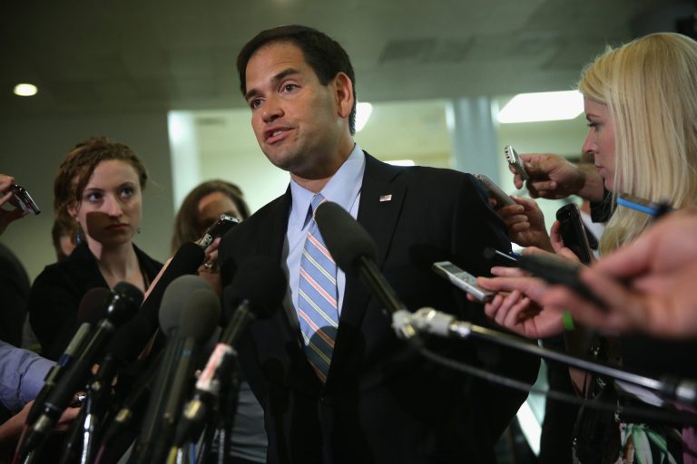 Sen. Marco Rubio told a private gathering of supporters that he has what it takes to win the White House. (Getty images File)