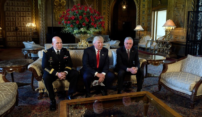 Mike Bell, a retired Army colonel who served in the Iraq War, was previously the National Security Council's director of Persian Gulf affairs. He will soon be President Trump's top Middle East adviser on the NSC. (AP Photo/Susan Walsh)