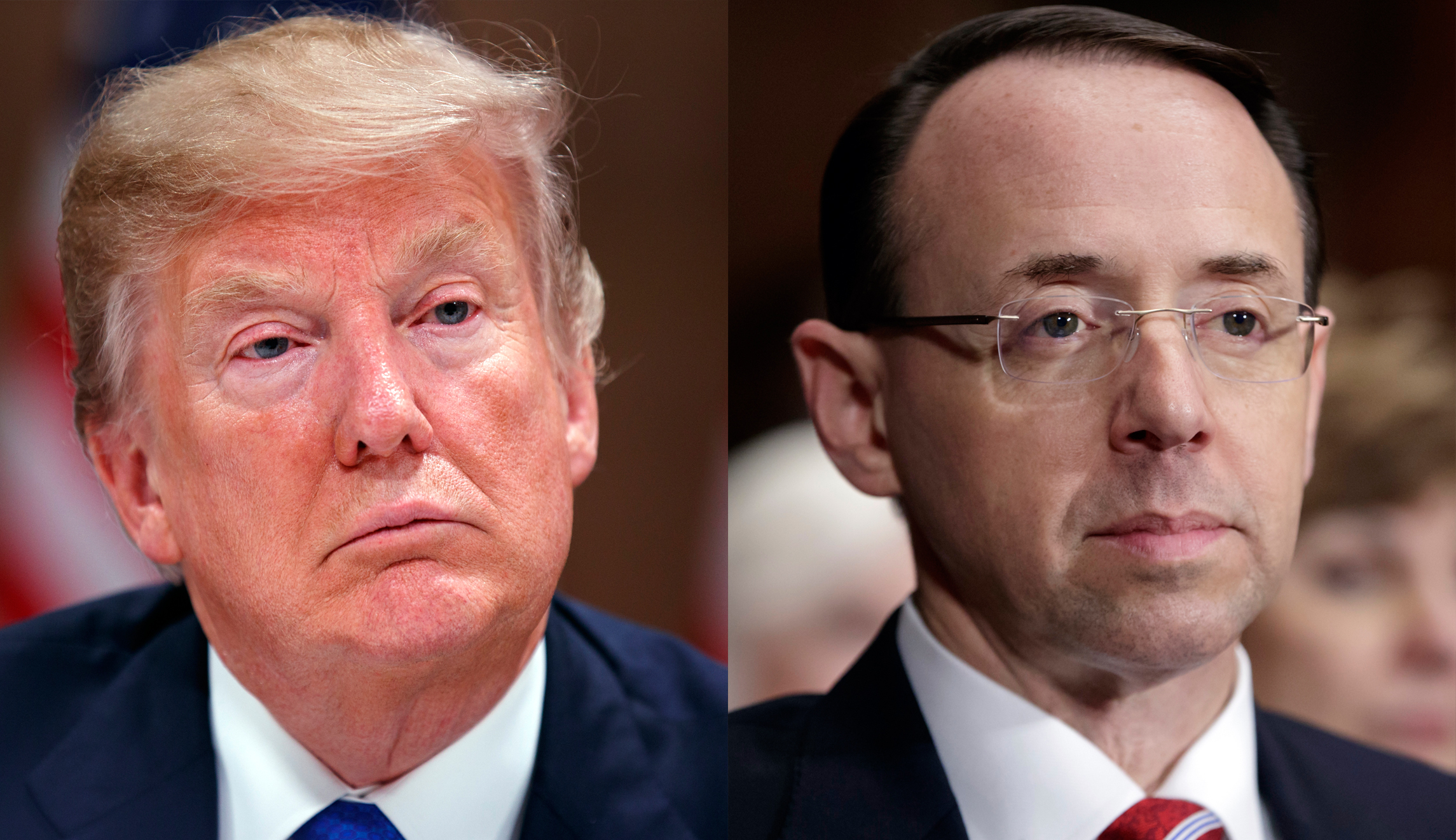 Trump, Rosenstein meet about Democratic intelligence memo