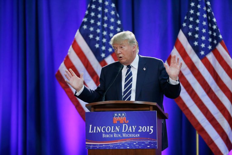 DonaldÂ Trump said the chemical spill that has captivated the news cycle for days is a prime example of why states should be in charge of their own waste facilities, and not Washington. (AP Photo)Â 