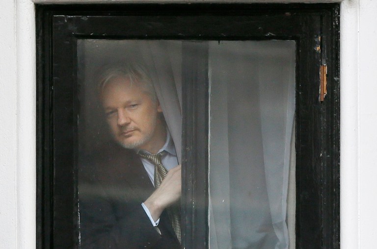 Wikileaks founder Julian Assange will face questions in London over the 2010 allegations of sexual assault that led to his confinement in the Ecuadorean Embassy. (AP Photo/Kirsty Wigglesworth)