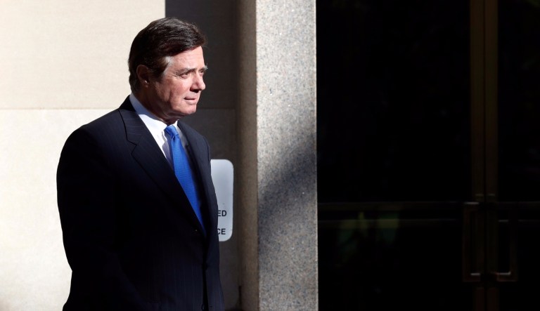 On Monday, Paul Manafort, President Trump's former campaign chairman, and Manafort's business associate Rick Gates pleaded not guilty to felony charges of conspiracy against the United States, among other counts. (AP Photo/Alex Brandon)