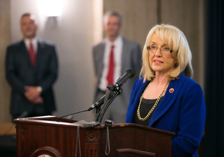 The Arizona Legislature's appropriations and human services committees plan meetings on Gov. Jan Brewer's proposal for overhauling the state's child welfare agency. (AP Photo/The Arizona Republic, David Wallace)