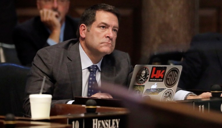 Tennessee State Sen. Mark Green told the Tennessee Star he believed the hold by an unnamed Democratic senator would have kept the service without a top civilian leader for months or longer. (AP Photo/Mark Humphrey, file)