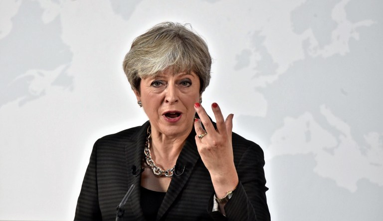 Fortunately, British Prime Minister Theresa May seems now to have recognized that the facts and the moral arguments about the free market are on her side. (AP Photo/Maurizio Degl'Innocenti, Pool)