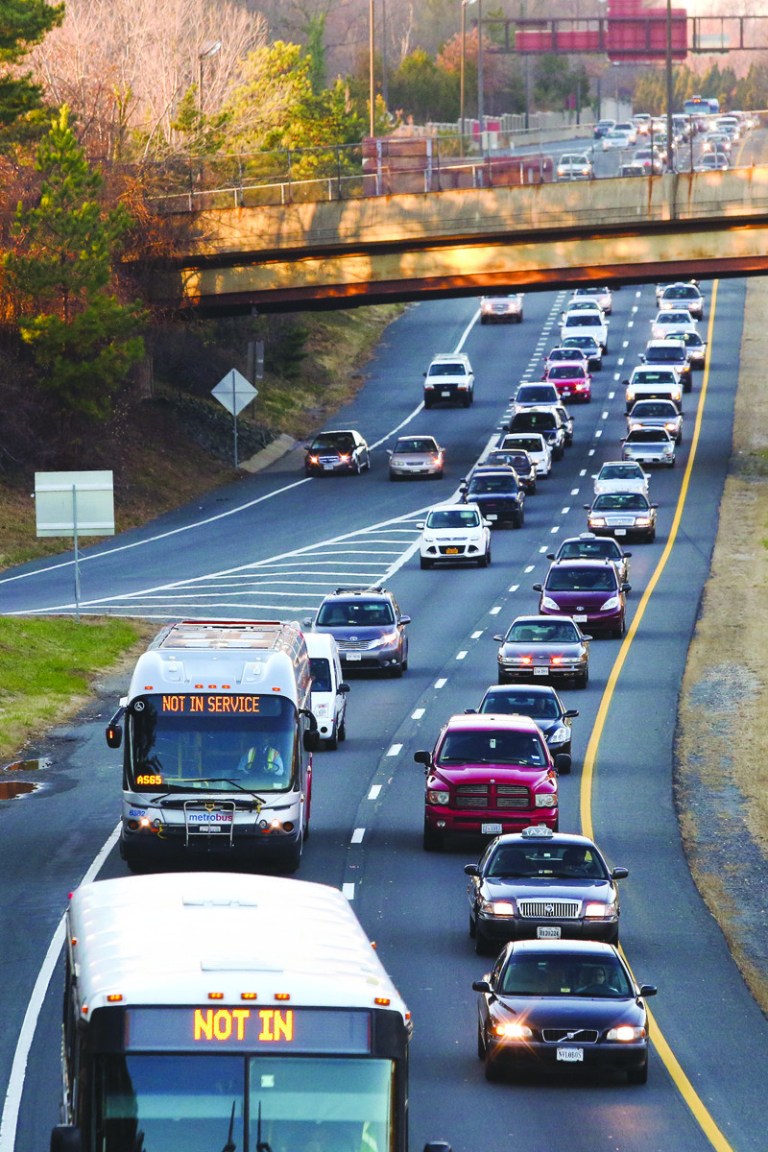 Graeme Jennings/Examiner File
A new report shows that Washington-area drivers spent less time in traffic in 2012 than they did in 2011.