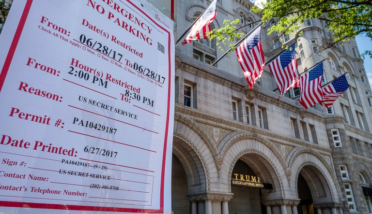 Congressional campaigns, state parties, and the Republican Governors Association have wined and dined at Trump restaurants, hotels, and golf courses. (AP Photo/J. David Ake)