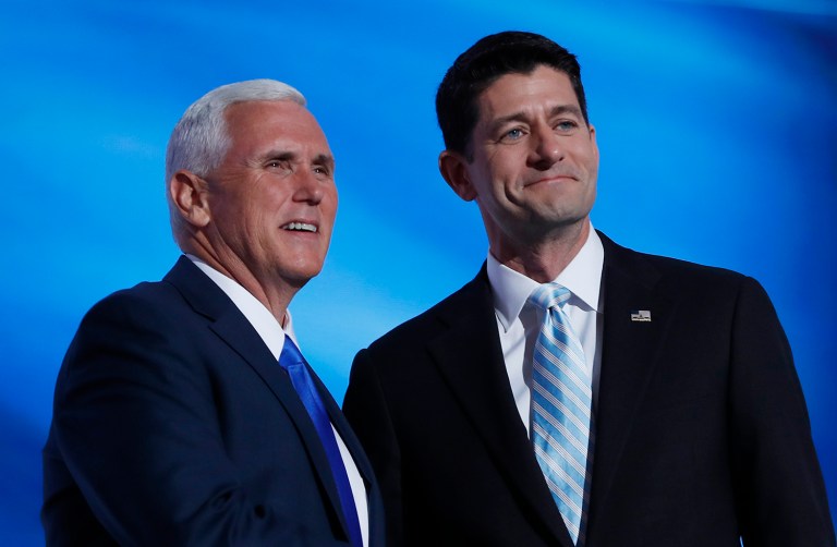 The public views House Speaker Paul Ryan more favorably than ever, a new Gallup poll found. Ryan's rating surpasses the ratings for Vice President-elect Pence and President-elect Trump. (AP Photo/Carolyn Kaster)