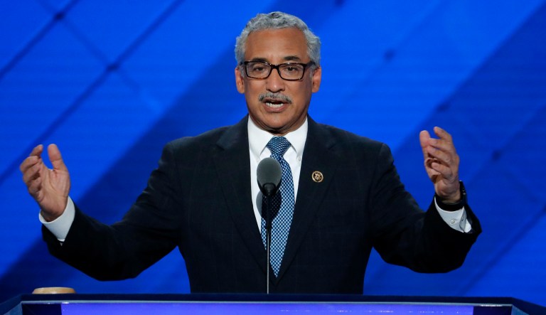 Rep. Bobby Scott and other Democratic lawmakers introduced child care legislation Thursday that would provide federal subsidies to low-income families, a proposal that will compete with the Trump White House's efforts to enact similar policies. (AP Photo/J. Scott Applewhite)