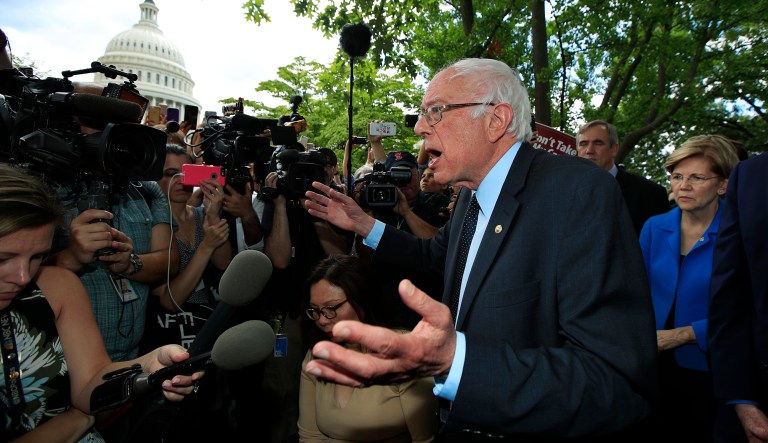 Sen. Bernie Sanders said single-payer healthcare legislation will come once the Senate debate on Obamacare is done. (AP Photo/Manuel Balce Ceneta)