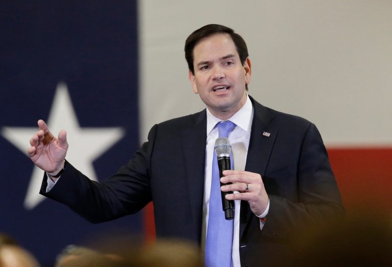 Republican presidential candidate Marco Rubio said, 
