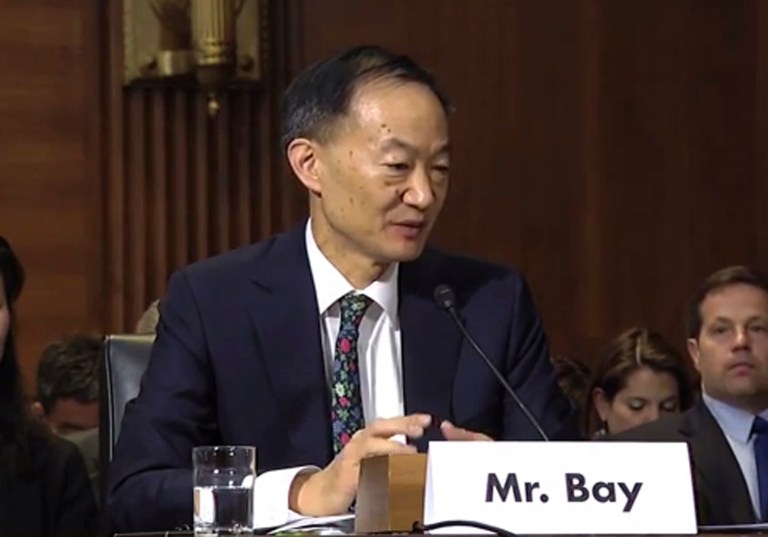 Norman Bay is a political appointee currently heading FERC's Office of Enforcement, his first job in the industry over which he is now poised to serve as chief regulator. (Screenshot)