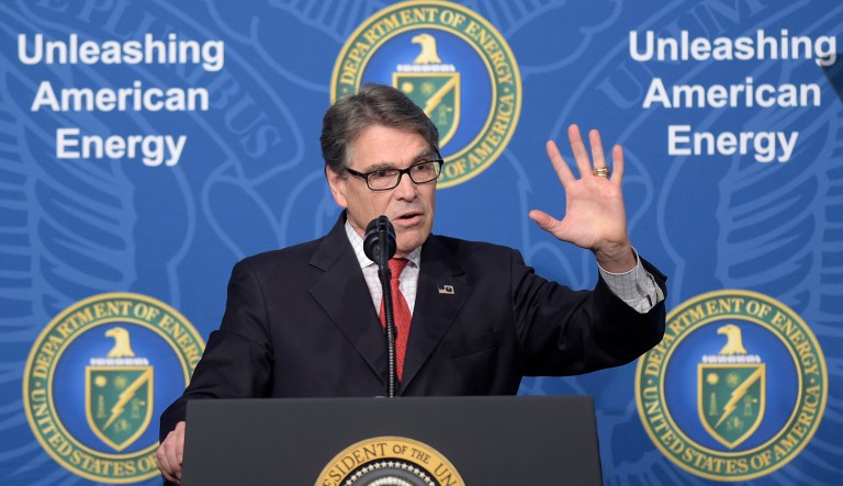 FERC said Energy Secretary Rick Perry's proposal to give incentives to coal and nuclear power plants was found to be unjustified after a thorough evaluation. (AP Photo/Susan Walsh)