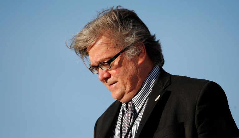 Former White House chief strategist Steve Bannon was subpoenaed last week to testify before a grand jury as part of special counsel Robert Mueller's broad probe into Russian meddling in the 2016 presidential election, according to a report. (AP Photo/Alex Brandon, File)