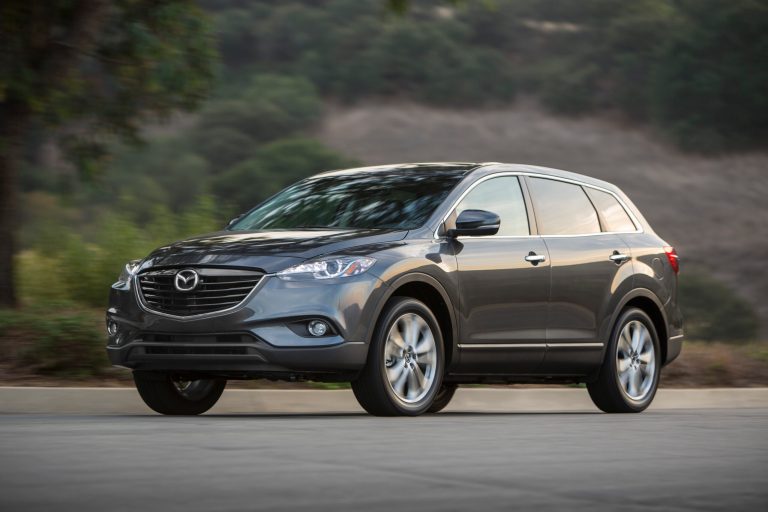 This undated product image provided by Mazda shows the 2014 Mazda CX-9. (AP Photo/Mazda)