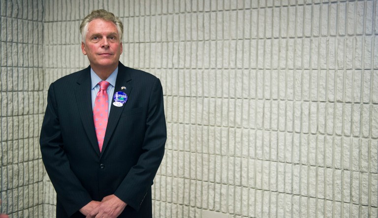 McAuliffe left the GreenTech in 2012 and has claimed that he no longer has any ties to the company since then. (AP Photo/Cliff Owen)