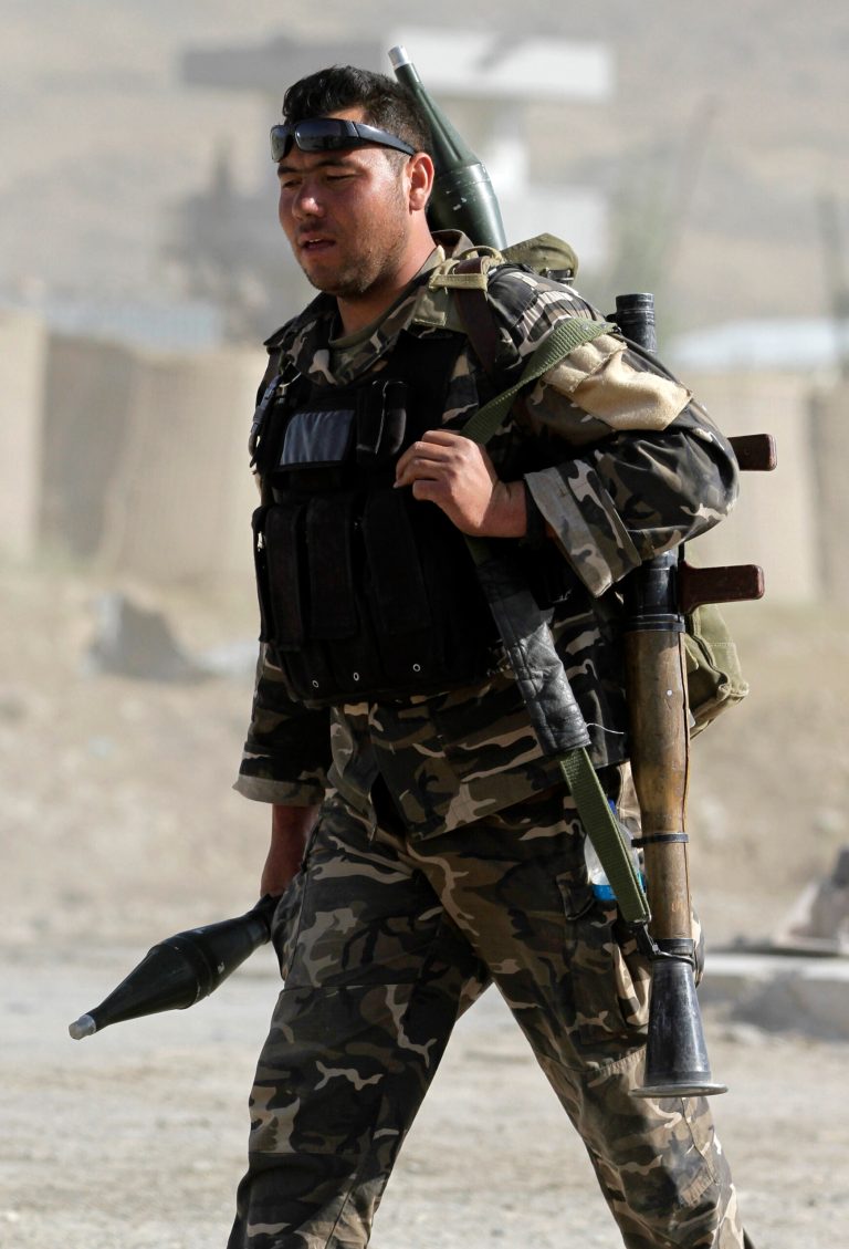 A member of the Afghan National Security Forces patrols on Sept. 8. As part of the 2014 transition, the U.S. is building facilities worth $4.7 billion and transferring existing U.S. bases to hold Afghan National Security Forces troops. But officials didn't take existing U.S. buildings and future troop drawdowns into consideration, and may be left with expensive empty buildings, according to the Special Inspector General for Afghan Reconstruction. (AP Photo/Ahmad Jamshid)