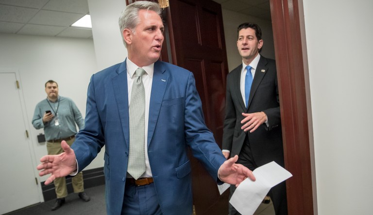 Republicans and Democrats are seeking an accord on how to raise federal spending caps to fund the government until the end of fiscal 2018, but have yet to reach a deal. (AP Photo/J. Scott Applewhite)