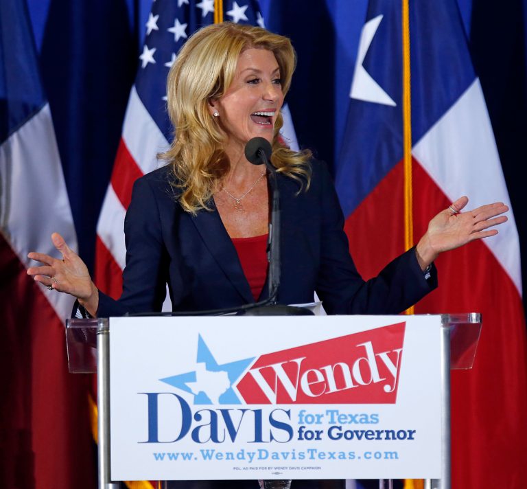Wendy Davis achieved success the way most successful people do -- through hard work and the support of a loving family. (Photo by Stewart F. House/Getty images)