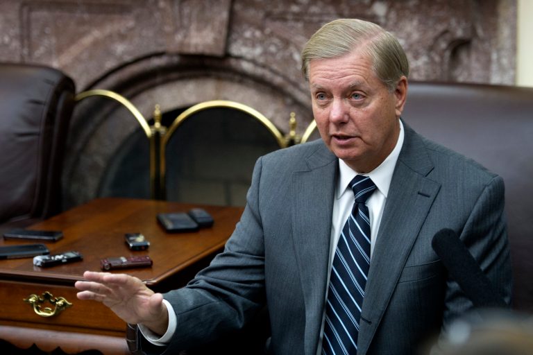 Graham wants Tillerson to support sanctions against Russian President Vladimir Putin. (AP Photo/Cliff Owen)