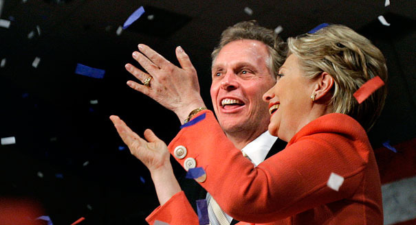 Terry McAuliffe has recently had the fundraising support of Hillary Clinton in his Virginia gubernatorial bid.