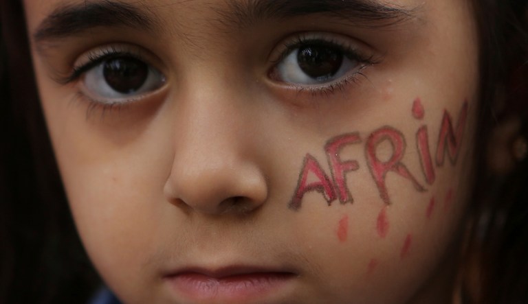 Turkey has made military moves into the predominantly Kurdish region of Syria known as Afrin not to fight terrorism &mdash; because Afrin isn't a center of terrorism &mdash; but rather as part of its obsessive and unhinged campaign against Kurds. (AP Photo/Petros Karadjias)