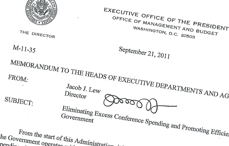 This Sept. 21, 2011, memo posted on the White House website shows then-Office of Management and Budget director Jack Lew's signature. Lew's nomination for treasury secretary means a new signature could soon be coming to the dollar bill. Not that you'll be able to read it. Lew's signature starts off promising enough, with a soft 