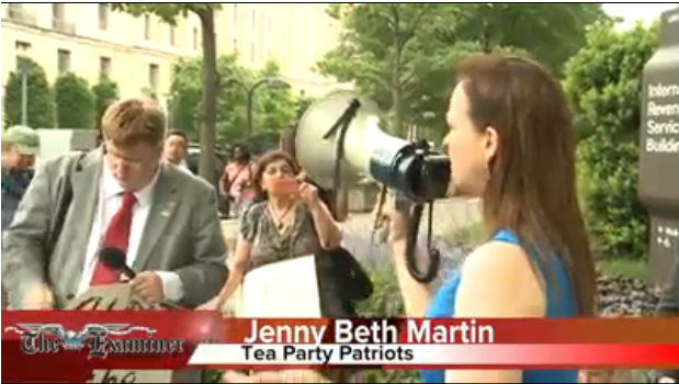 Video: Tea Party Patriots protest outside IRS