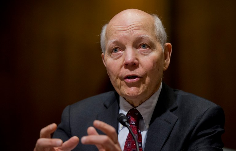 The resolution to impeach IRS Commissioner John Koskinen, H.Res. 737, passed the House Oversight Committee in a party-line vote over strident objections from Democrats. (AP Photo/Manuel Balce Ceneta)