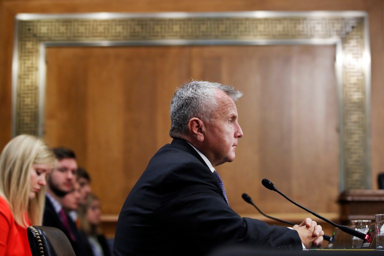 A veteran of the George W. Bush administration, Sullivan was originally chosen by Trump to be the top lawyer at the Defense Department. (AP Photo/Jacquelyn Martin)